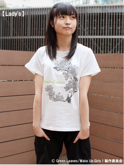 earth JL【Lady's】Green Leaves事務所Tシャツ