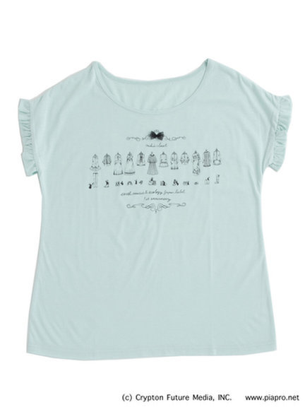 【初音ミク】1anniverseryガーリーTシャツ アースミュージック&エコロジー