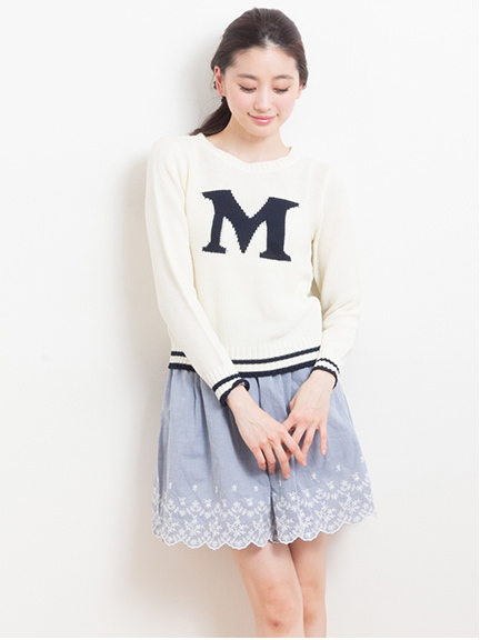 <サイズコンシェルジュ>Mカレッジプルオーバー アースミュージック&エコロジー