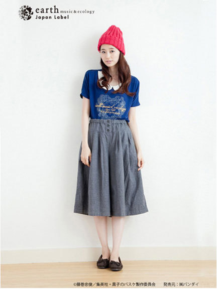 【黒子のバスケ】スクールセット(プリントTシャツ×スカート) アースミュージック&エコロジー