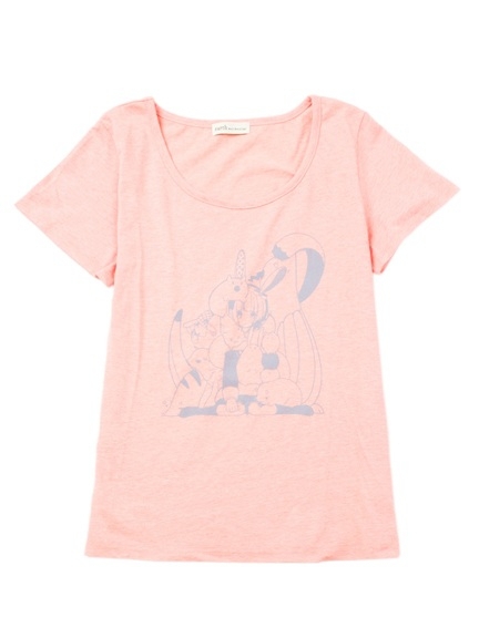 【椎名もた(ぽわぽわP)コラボ】meisaレディースTシャツ アースミュージック&エコロジー