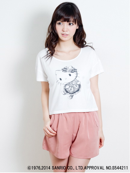 <サイズコンシェルジュ>ALICE HELLO KITTY Tシャツ アースミュージック&エコロジー