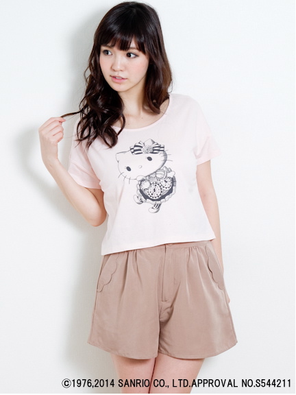 <サイズコンシェルジュ>ALICE HELLO KITTY Tシャツ アースミュージック&エコロジー