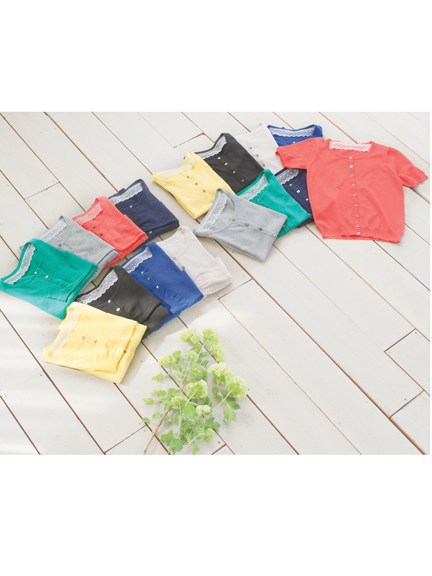 earth music&ecology ウォッシャブルカーディガン