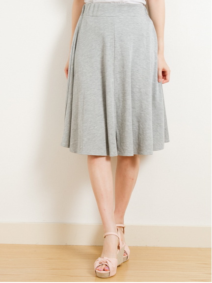 アース ポンチフレアミディスカート