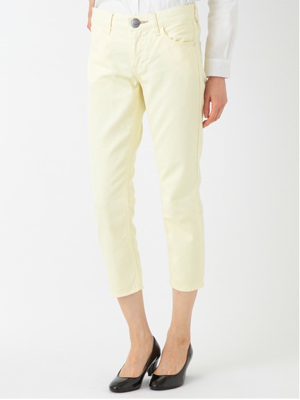 earth music&ecology Lee テーパードカラーパンツ