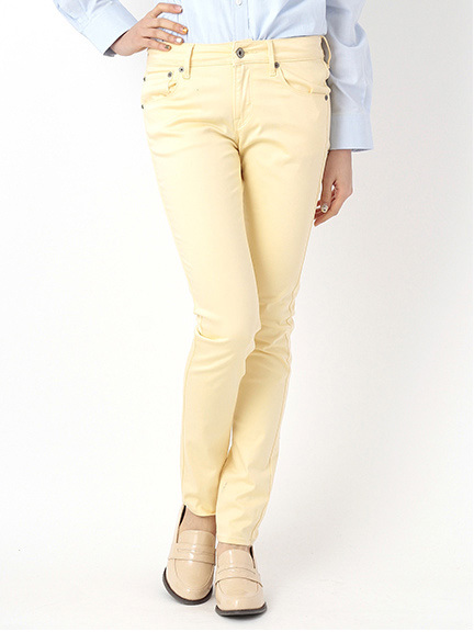 【スキスキスキニー】カラースキニーパンツ