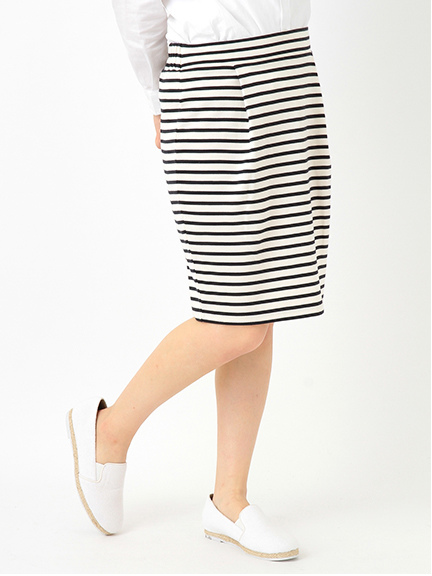 ボーダータイトスカート