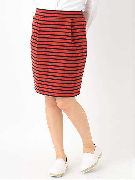 ボーダータイトスカート