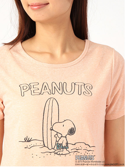 Snoopy☆earthプリントTシャツ