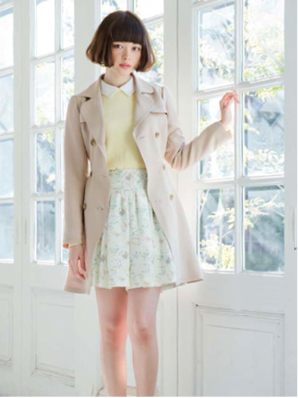 【Special Price】ビジュー衿付きニットプルオーバー