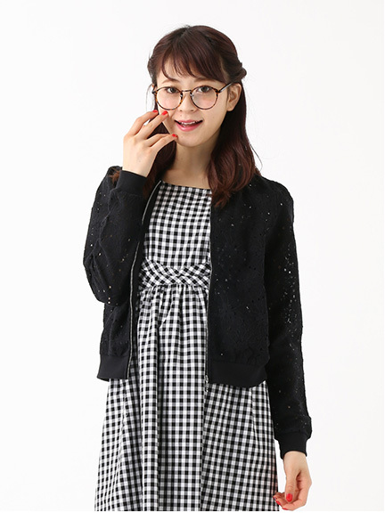 ラッセルレースブルゾン