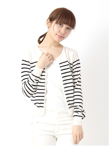 earth【ガンガンカーディガン】ボーダー