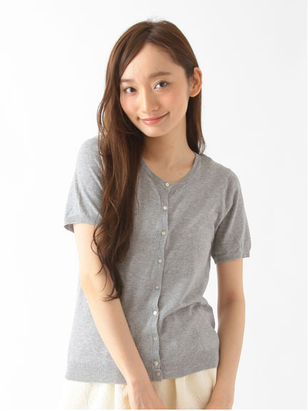 【Special Price】《ウォッシャブル》【ガンガンカーディガン】半袖