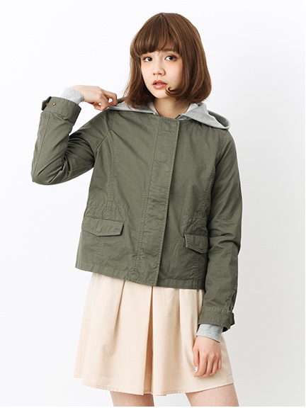 ＜WEB限定大きな・小さなサイズ＞3Wayミリタリーブルゾン