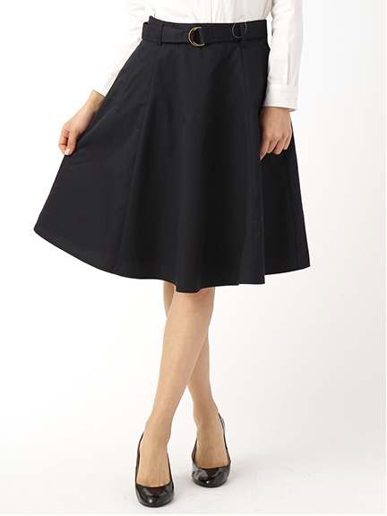 ＜WEB限定大きな・小さなサイズ＞ウエストDカン膝丈