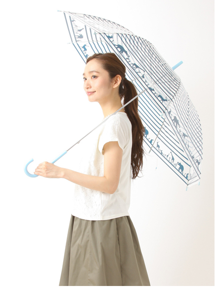 【Special Price】アニマルボーダービニール傘