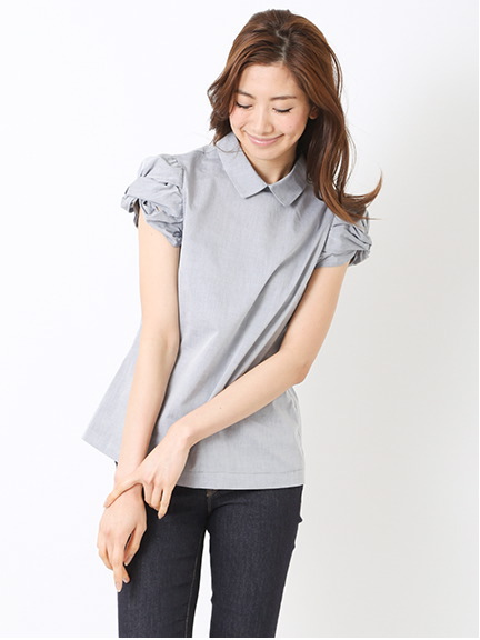 【Special Price】<WEB限定大きな・小さなサイズ>リボンスリーブプルオーバー