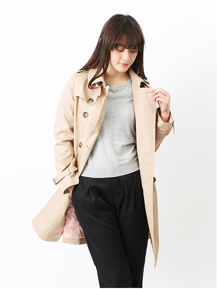 <もっともっともっともっと大きなサイズ>ロングトレンチコート