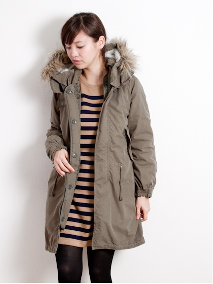 AVIREX×earth MODS COAT