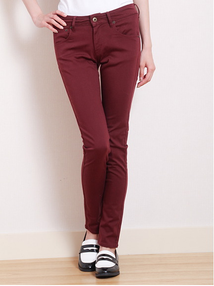 アース 【スキスキスキニー】カラースキニーパンツ