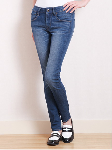 <サイズコンシェルジュ>デニムスキニーパンツ