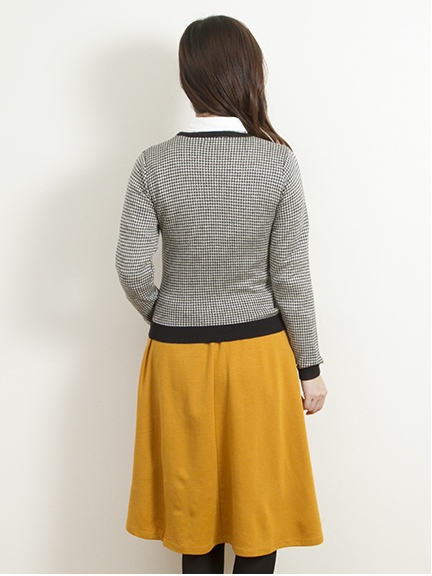 earth music&ecologyガンガンカーディガン Houndstooth