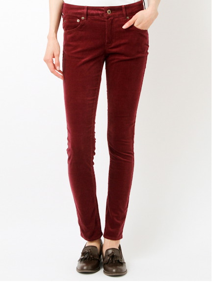 【スキスキスキニー】コーデュロイスキニーパンツ