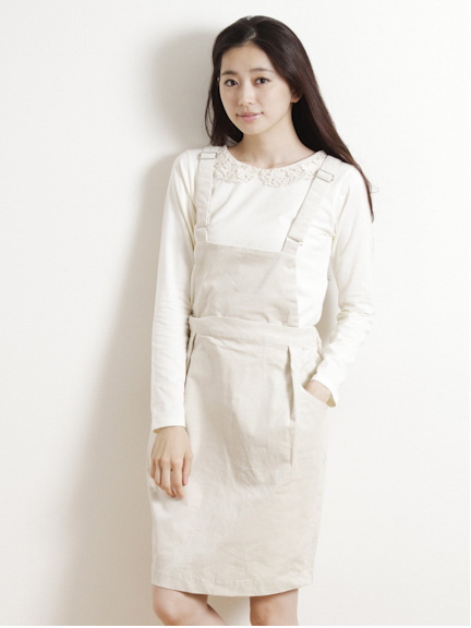 コーデュロイジャンパースカート