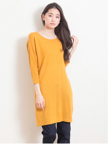 ドルマンニットチュニック