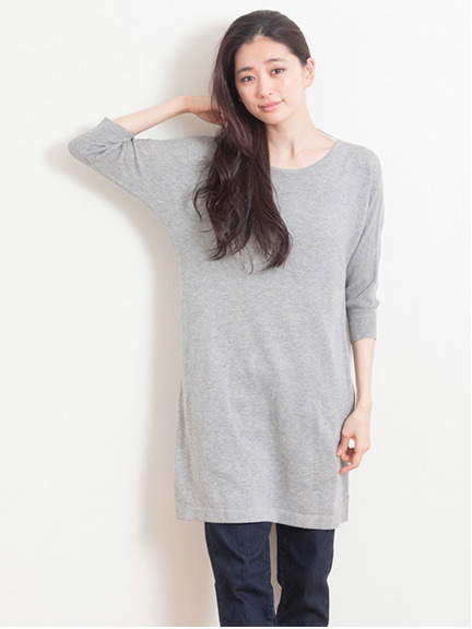 ドルマンニットチュニック