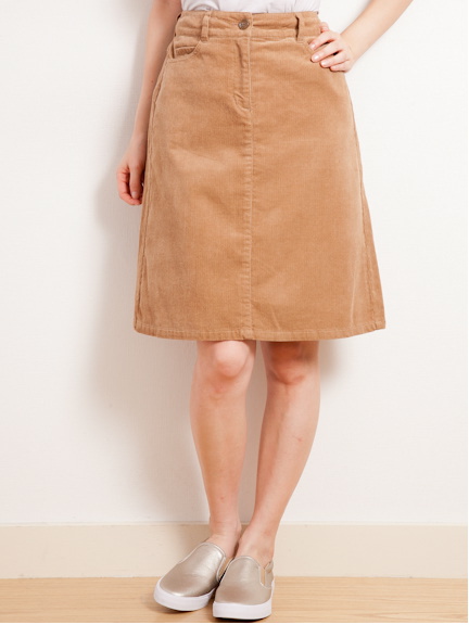 コーデュロイタイトスカート