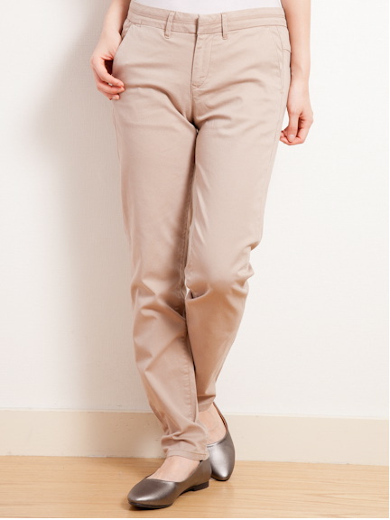 〈サイズコンシェルジュ〉チノカラートラウザーパンツ