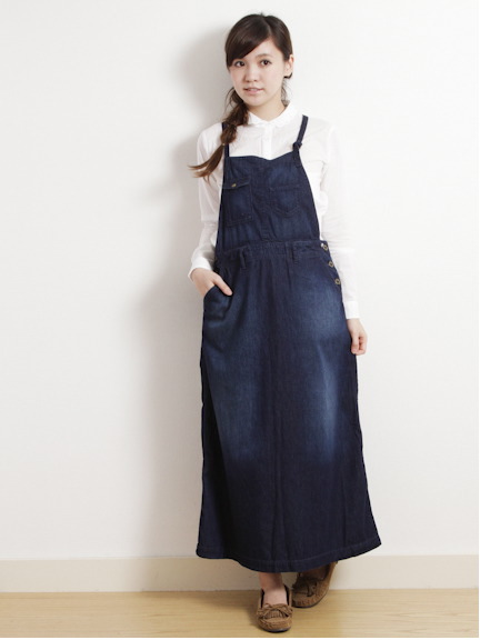 <サイズコンシェルジュ>ジャンパーマキシスカート