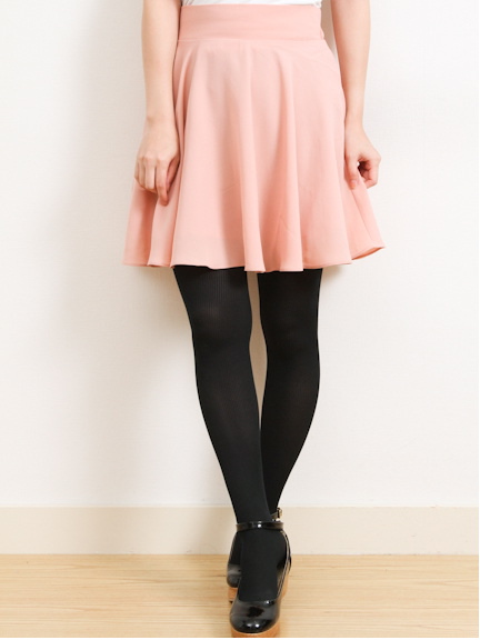 earth ギャザーフレアミニスカート