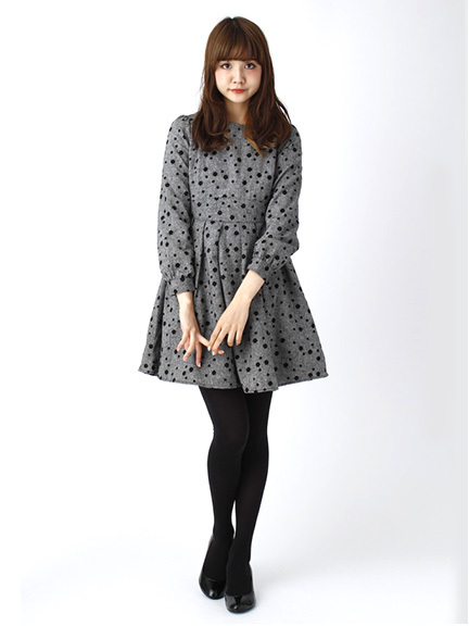 フラワーフロッキーワンピース