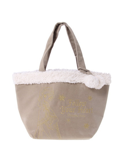 アナと雪の女王(anna)★earthスウェードバッグ