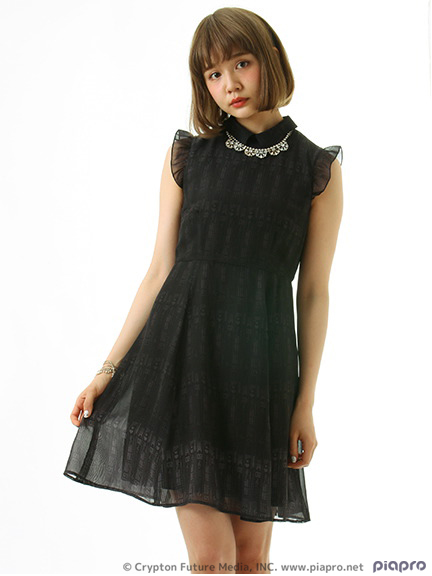 earth Japan Label pictorial symbol print dress