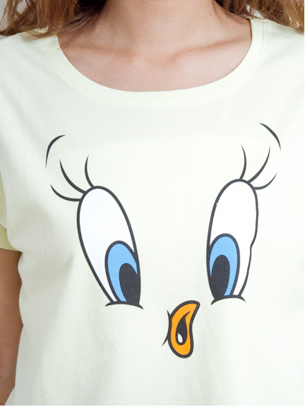 イーハイフン×Tweety Tシャツ