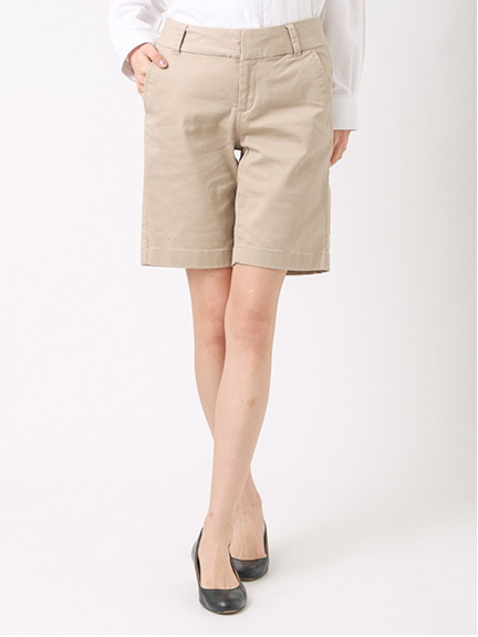 綿サテンハーフパンツ