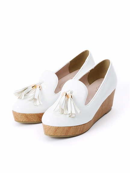 厚底スリッポン