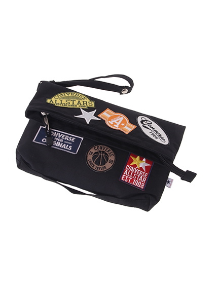 CONVERSE×Ehwgワッペン付クラッチバッグ