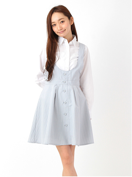 ・Uネックジャンパースカート