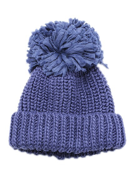 ポンポンニット帽