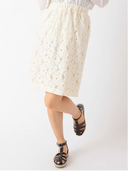 ・レースタイトスカート