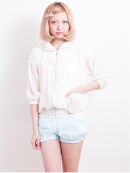 Chiffon Frill Blouson アースミュージック&エコロジー