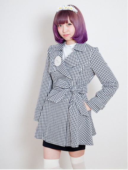 Gingham check Coat アースミュージック&エコロジー