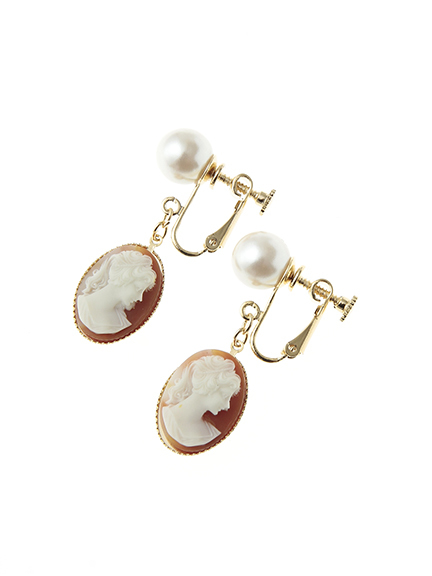 Cameo Earrings
