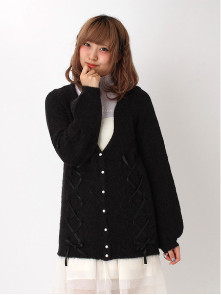 Lace up Cardigan