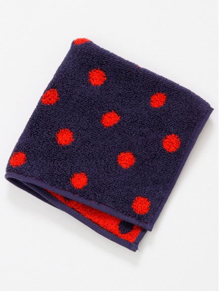 ドット ハンカチタオル